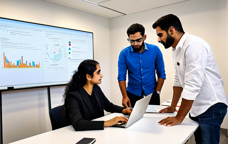 IT Startup**

"A team of diverse professionals collaborating on a software design project in a modern Kuwaiti office. Fully clothed, appropriate attire, professional environment. Desks with computers, brainstorming on a whiteboard, warm lighting. Perfect anatomy, correct proportions, well-formed hands. Safe for work, modest, family-friendly. Focus on innovation and collaboration."

**